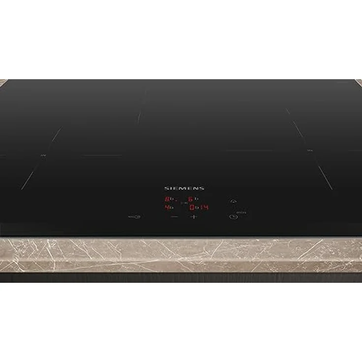 Siemens EI631CFB1E iQ300, Induktionskochfeld, 60 cm, herdgesteuert, Schwarz, Rahmenlos aufliegend, powerBoost, powerInduktion - schneller, sauberer und sicherer kochen, Timer – Bild 2