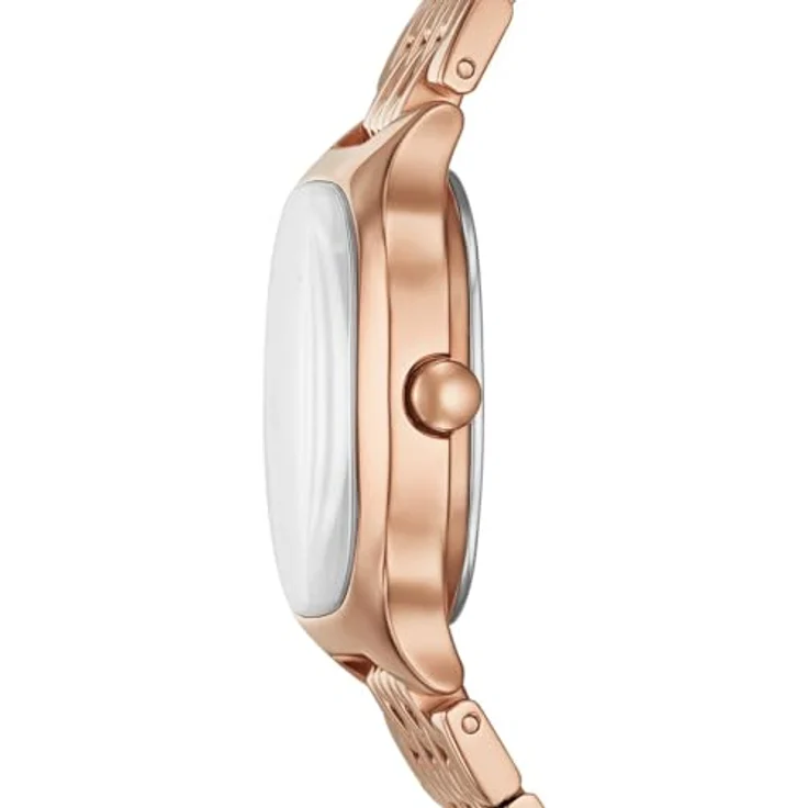 Skagen Damen Analog Quarz Uhr mit Edelstahl Armband SKW3166, 28-mm-Gehäuse, roségoldfarbenes Zifferblatt – Bild 3