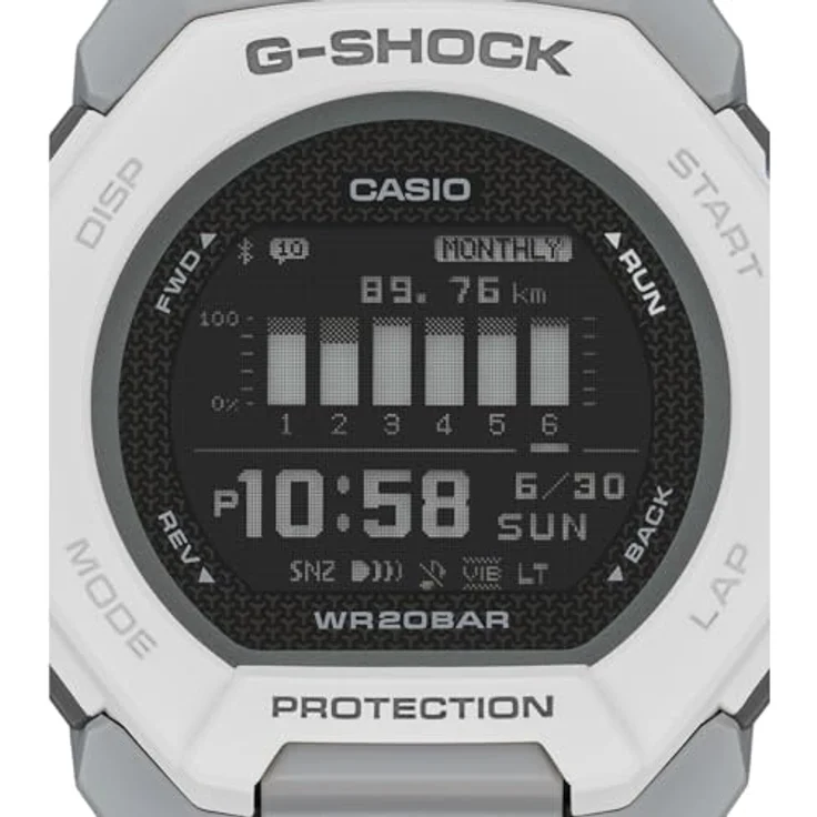 Casio G-Shock men's watch white GBD-300-7ER with Bluetooth and resin case and strap – Bild 3