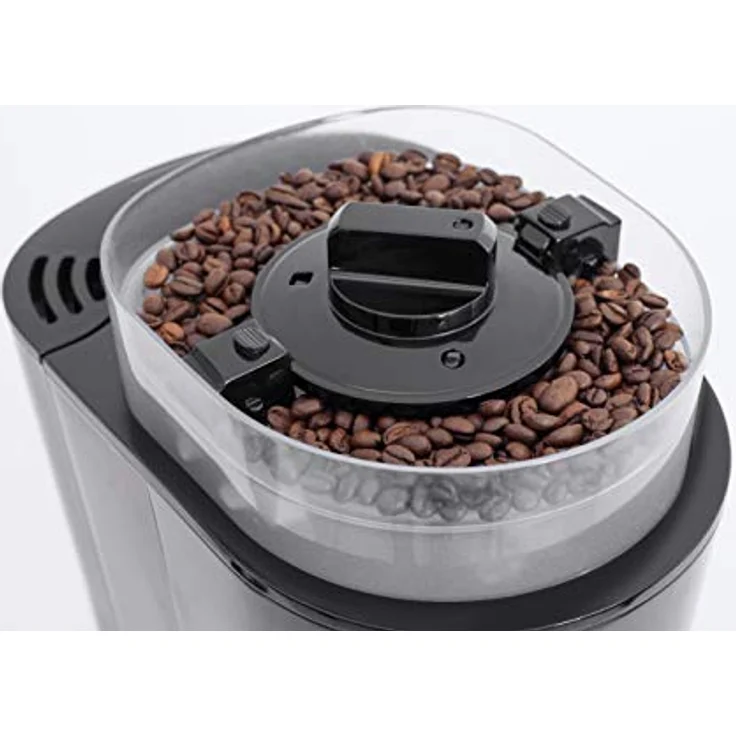 Caso 1856 Grande Aroma 100-Design Kaffeemaschine, 10 Tassen Kaffee Kaffeemschine mit Kegelmahlwerk, 1000, 1.4 liters, Edelstahl, schwarz – Bild 5