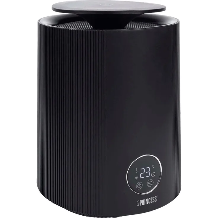 Princess Keramikheizung 1800W WiFi Smart, tragbarer Heizgerät mit 360 Grad Rotation, schwarz