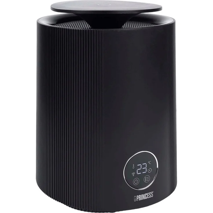 Princess Keramikheizung 1800W WiFi Smart, tragbarer Heizgerät mit 360 Grad Rotation, schwarz