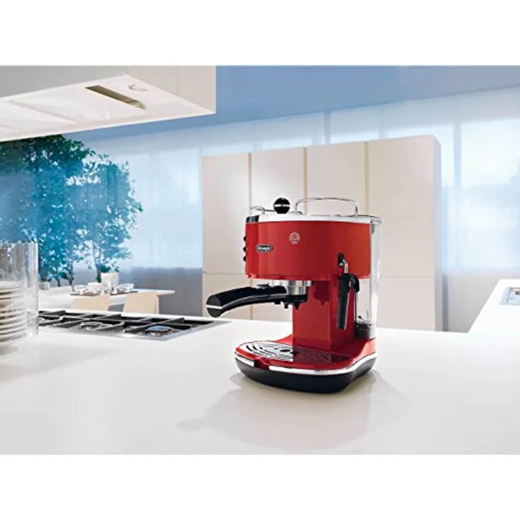 De'Longhi ECO 311.R Icona Vintage Kaffeemaschine, rot – Bild 5