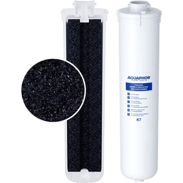 Aquaphor AQUAPHOR Crystal TRIO Aktivkohle Wasserfilter mit 1 Wege Wasserhahn - Mikrofiltration bis 0,8 Mikrometer, Kohleblock mit Keimsperre – Bild 7