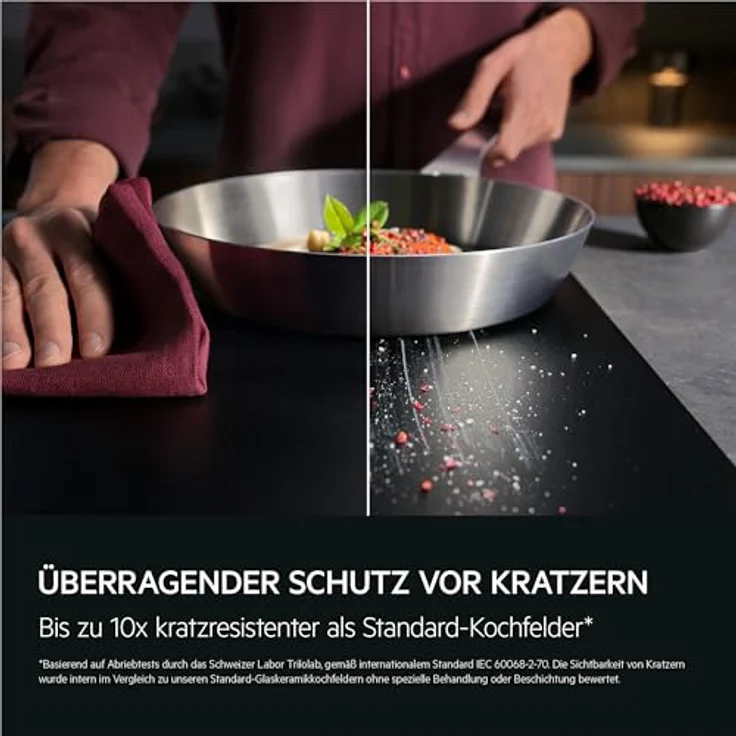AEG TH84CB0BSZ, autarkes 83 cm Induktions Kochfeld mit 4 Zonen und integriertem Dunstabzug – Bild 6