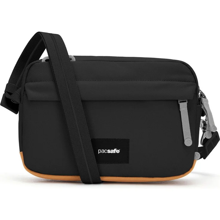Pacsafe Umhängetasche Crossbody Bag Jet Black, Diebstahlschutz, RFID Blocker-Schutz – Bild 1