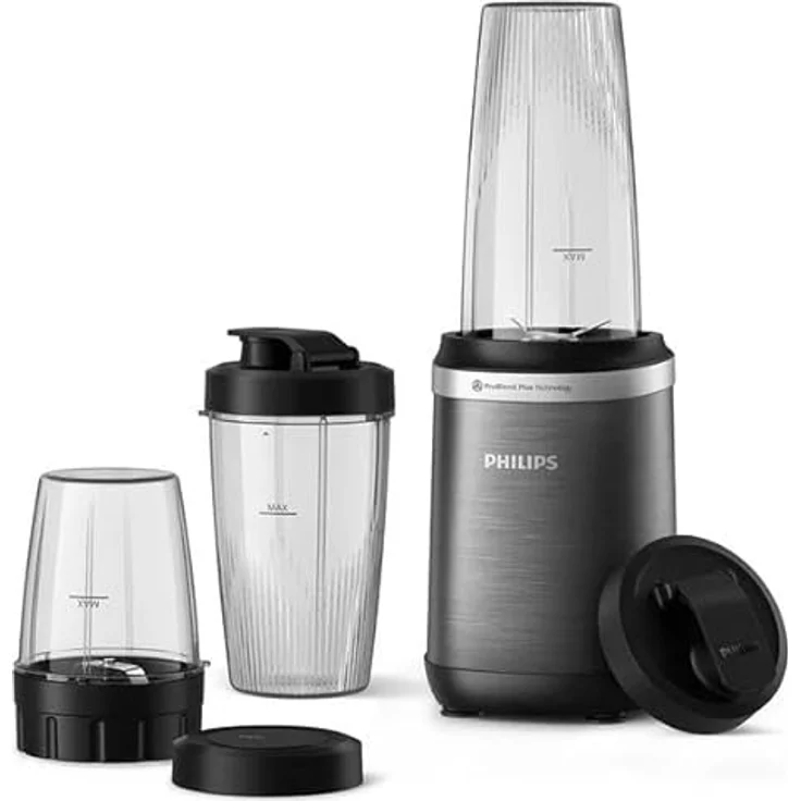 Philips BLENDER HR2767/00, Standmixer in Schwarz und Silber, grenzenloses Mixen für kulinarische Vielfalt – Bild 1