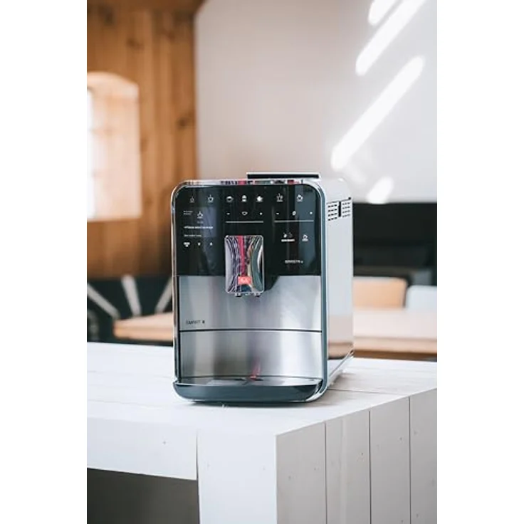 Melitta Caffeo Barista TS Smart F850-101 Kaffeevollautomat mit Milchsystem und integriertem Mahlwerk | Smartphone-Steuerung mit Connect App | One Touch Funktion | Pro Aqua Filtertechnologie | Silber – Bild 2