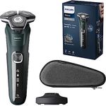Philips Shaver Series 5000 – Elektrischer Nass- und Trockenrasierer für Herren mit ausklappbarem Trimmer, Ladestation & Reiseetui (Model S5884/35)