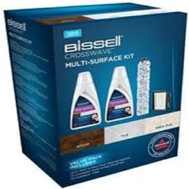 Bissell Multi Surface Cross Wave Set, 2x Multi-Surface Formula, 1x Multi-Surface Bürstenrolle, 1x CrossWave Motorfilter – Bild 2
