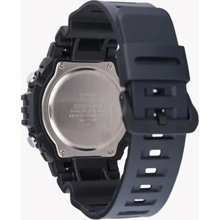 CASIO TIMELESS COLLECTION Chronograph MWD-110HB-1BVEF, Herrenuhr mit digitalem Display, automatischer Kalender, Schwarz – Bild 3