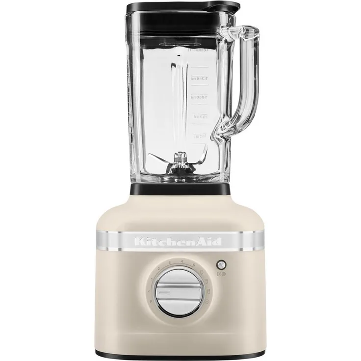 KitchenAid Standmixer 5KSB4026EMH Milkshake, 1200 W, 1,4 L Glasbehälter, Intelli-Speed Motorsteuerung, asymmetrisches Edelstahlmesser