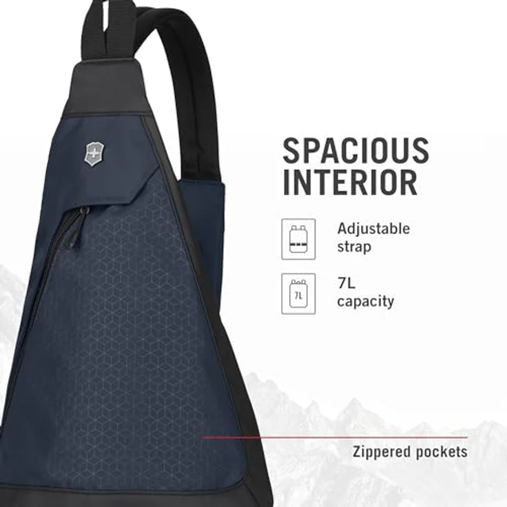 Victorinox Altmont Original Dual-Compartment Monosling, 7 l Schultertasche mit Neoprenfach, Damen/Herren, Blau – Bild 5