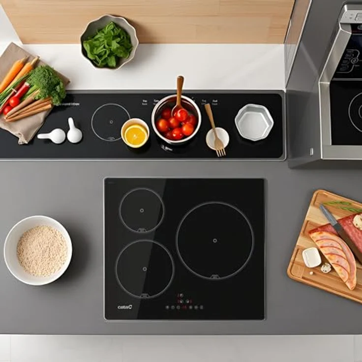 CATA Induktionskochfeld IB 6303 E2 BK, 3 Kochbereiche, Touch-Steuerung, 7100 Watt, Schwarz – Bild 5