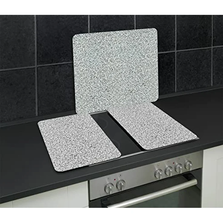 WENKO Herdabdeckplatte Universal Granit Herdabdeckung Ceranfeld Elektroherd – Bild 5