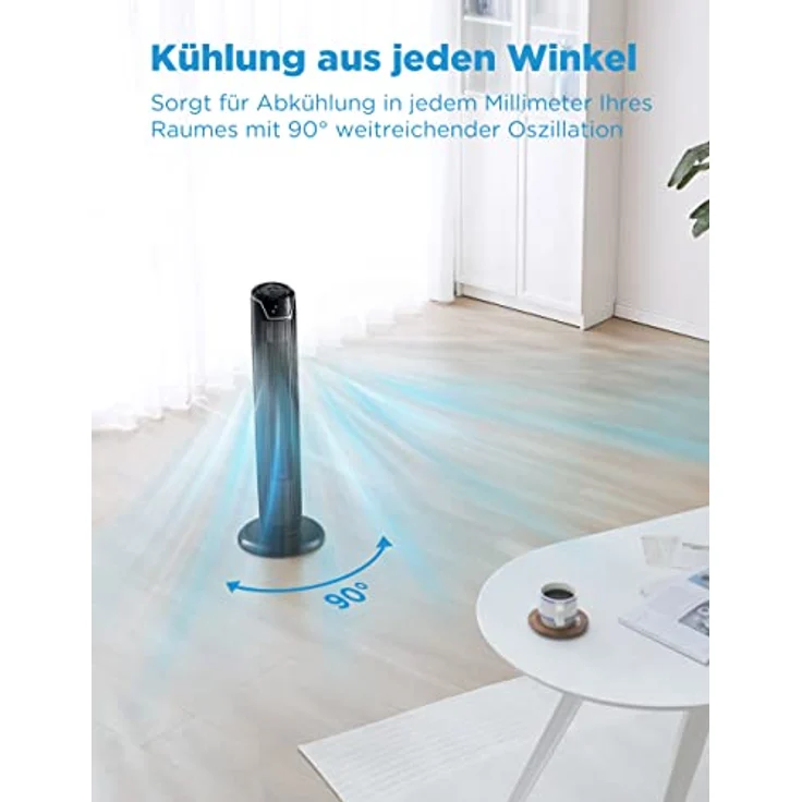Midea FZ10-17JR Turmventilator, Fernbedienung – Bild 5