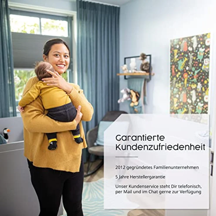 Könighaus Infrarotheizung P1000 - 1000 Watt mit TÜV SÜD + 10 Jahre Herstellergarantie ✓ Doppelter Überhitzungsschutz ✓ Für Wandmontage ✓ – Bild 4