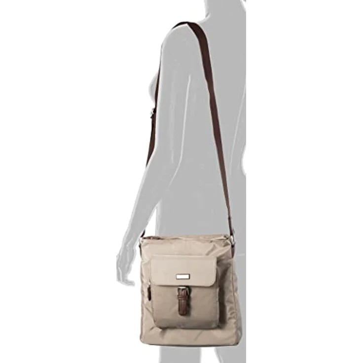 Tom Tailor Women Rina Umhängetasche, 26 cm, 100% Polyester, taupe – Bild 5
