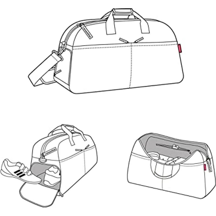 reisenthel Overnighter Plus Reisetasche 70 cm, blau, 100% Polyester, 70 x 29 x 38 cm – Bild 4