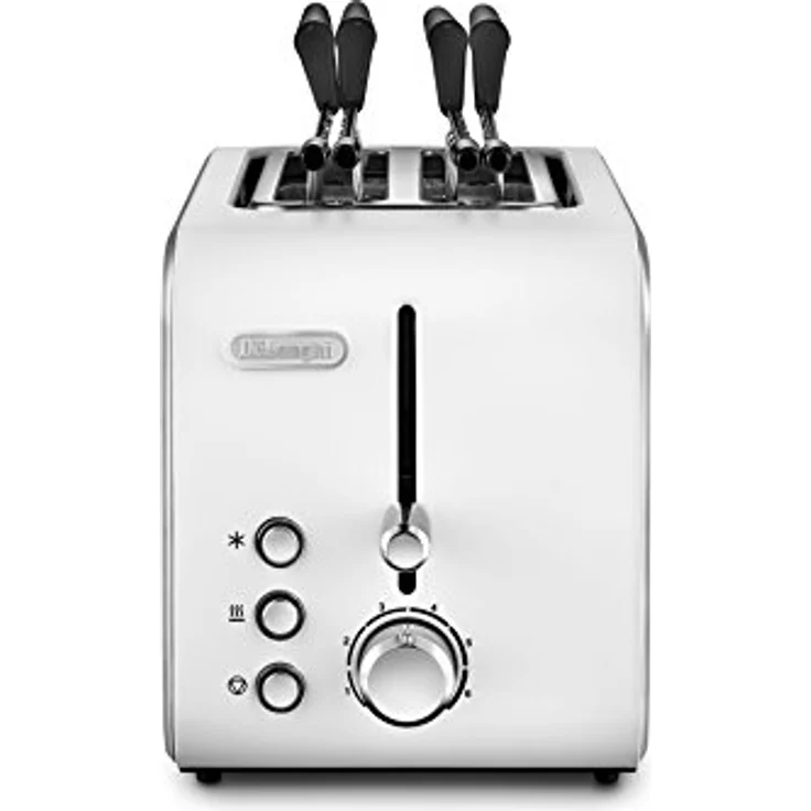 TOSTAPANE 550W 2SCOMP.RACCOGLI BRICIOLE BIANCO – Bild 2