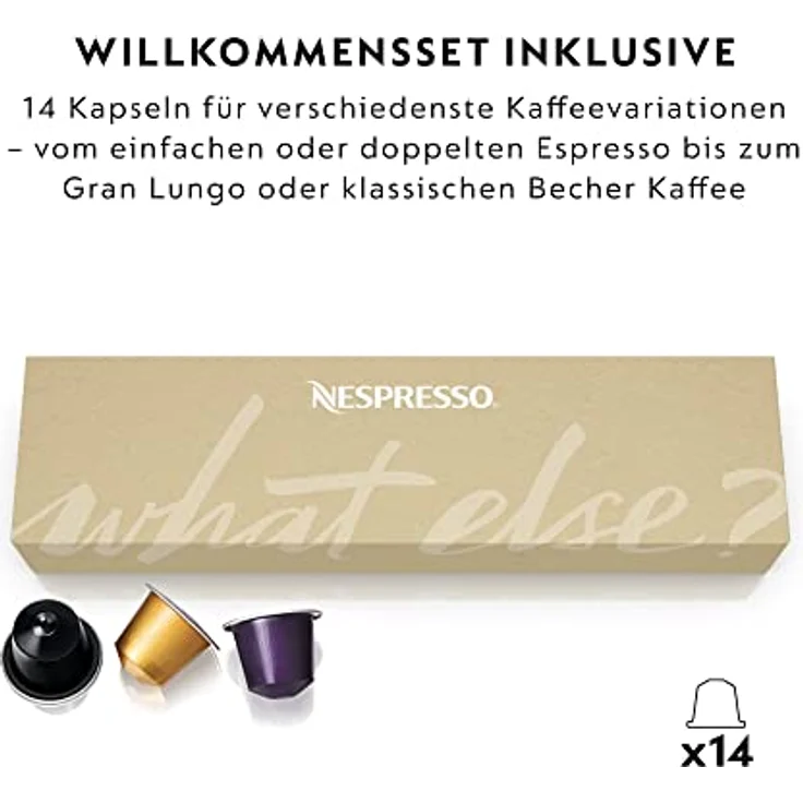 Krups Nespresso XN7415 New CitiZ Kaffeekapselmaschine (1260 Watt, 19 bar Pumpendruck, Wassertankkapazität: 1 Liter) Rot – Bild 4