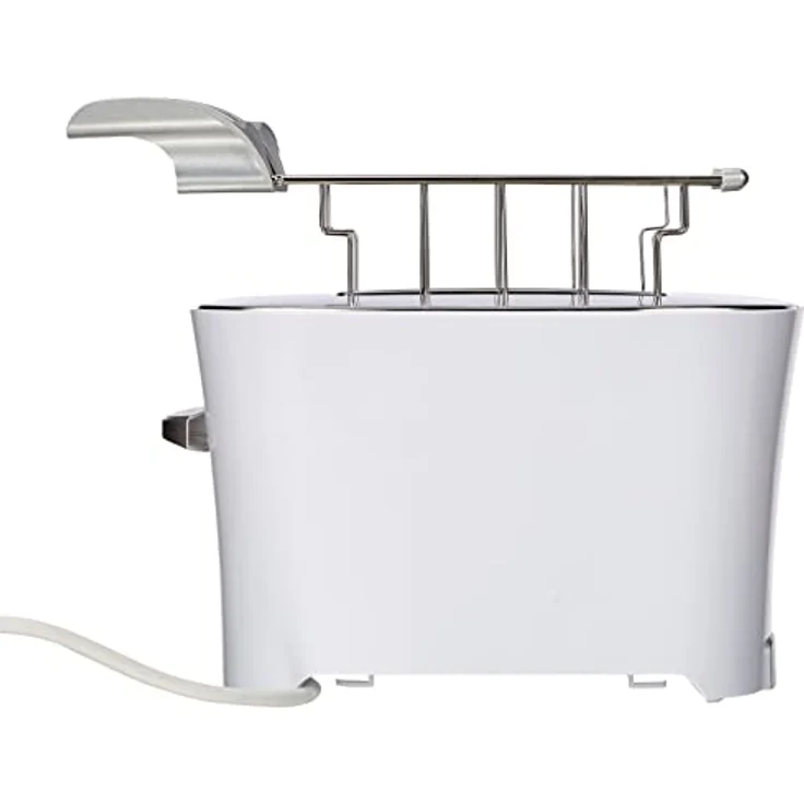 Melchioni Family 118310008 Tosto 2-Schlitz-Toaster, mit Doppel Zange, weiß – Bild 5