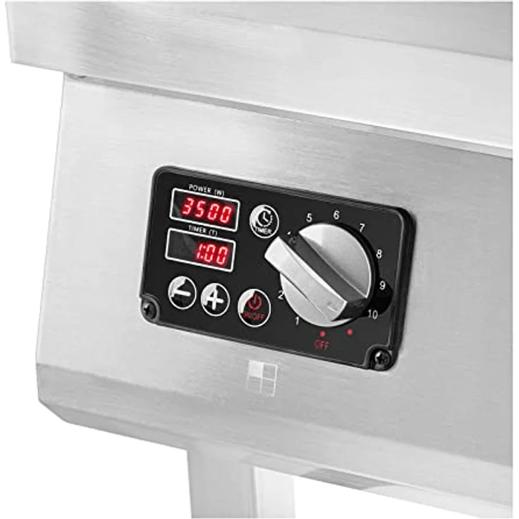 Royal Catering RCIK-3500IC4.4 Induktionsplatte mit Unterbau 4 x 20 cm 10 Stufen Timer Induktionskochplatte Kochplatte Induktion Induktionskocher Gastro Induktionskochfeld – Bild 2