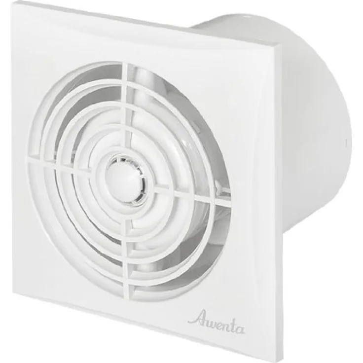Awenta Badlüfter weiß Ø 100mm sehr leise + Leistungsstark WZ mit Bewegungsmelder/Nachlauf/Timer Lüfter Ventilator Deckenlüfter Wandlüfter Badventilator Ventilator