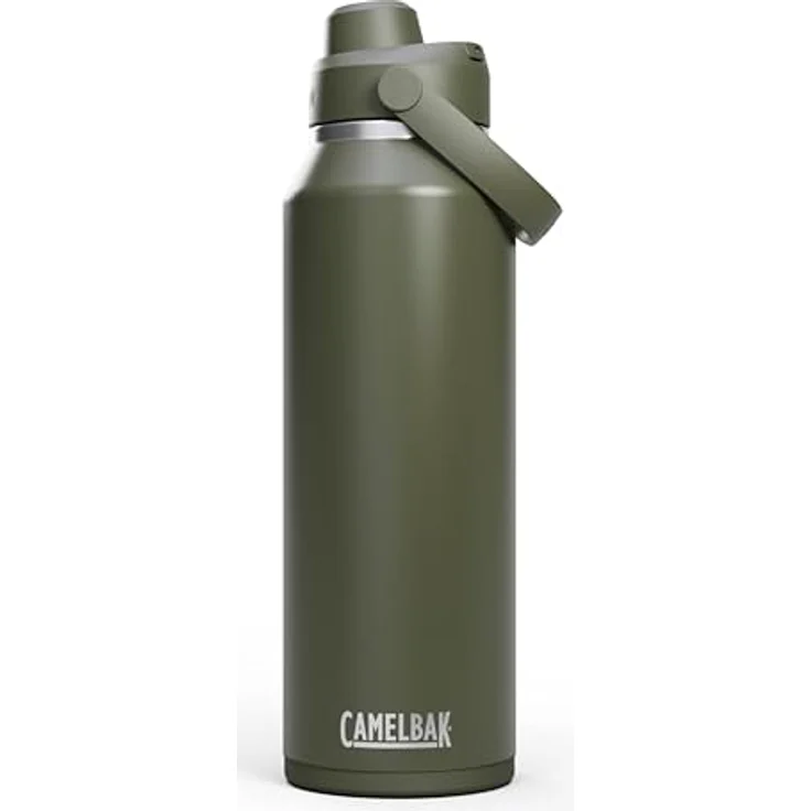 CamelBak Thrive Chug Wasserflasche, isoliert, Edelstahl, Moos, auslaufsicher, BPA-frei, doppelwandig vakuumisoliert – Bild 1