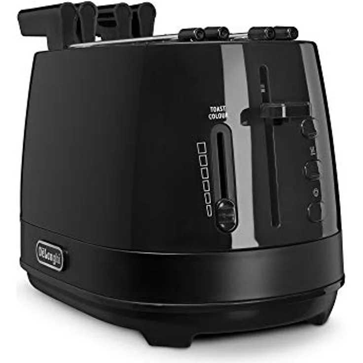 De Longhi CTLAP2203 Toaster mit Zange, 550 Watt. 550 Watt Schwarz – Bild 3