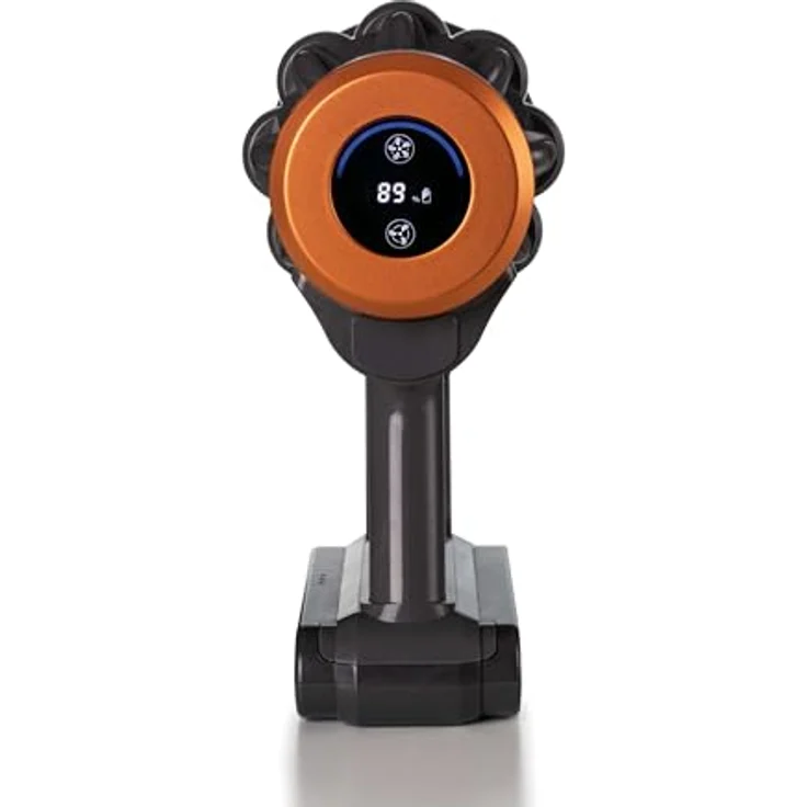 Ariete 2704, kabelloser Handstaubsauger mit 22 V Lithium Akku, motorisierte Bürste und digitalem Bedienfeld, orange – Bild 2