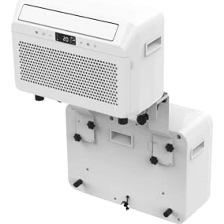 FM SOLAR Mobiles Caravan Split-Klimagerät mit WiFi, 5.000 BTU, Kühl-/Ventilator-/Entfeuchtungsmodus, weiß – Bild 3