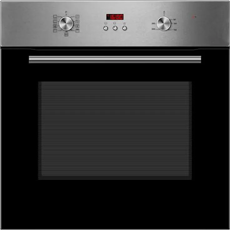 PKM Einbaubackofen F7-2 Digi-A, 65 Liter, Energieeffizienz A, 8 Backofenfunktionen, Grillfunktion, LED-Display mit Timer