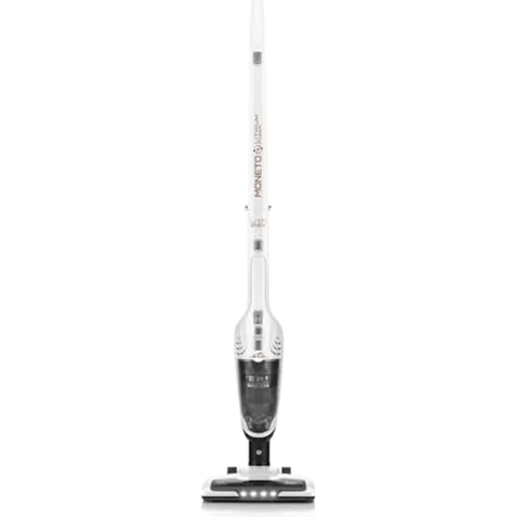 ETA Hand- und Akkustaubsauger Moneto II I 2in1 I Li-Ion Akku 21,6V I HEPA Filter I Rotierende Elektrobürste I Zyklon-Filtersystem I Weiß – Bild 4