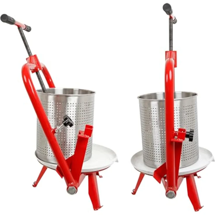 Home>it HOME It® Manualle Entsafter 14 L, Edelstahl-Saftpresse für Obst und Gemüse, hohe Saftausbeute, ideal für Küche und Garten – Bild 6