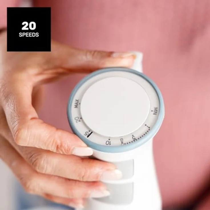 Taurus Immersionsmixer 916417000, 1200W Stabmixer mit Edelstahl-Schaft, weiß, spülmaschinenfest – Bild 3