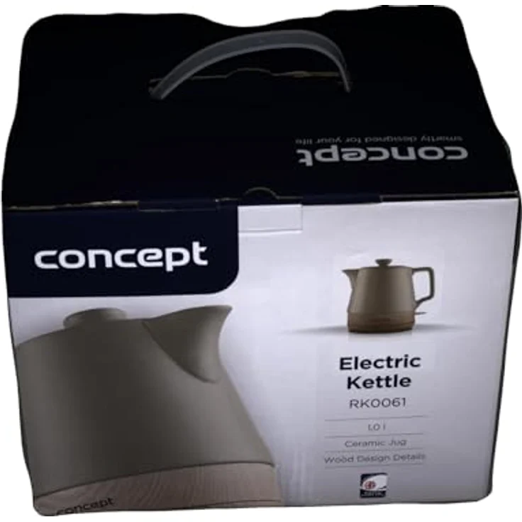 CONPT Hausgeräte Keramik Wasserkocher RK0061 1 L, kaffeebraun – Bild 10