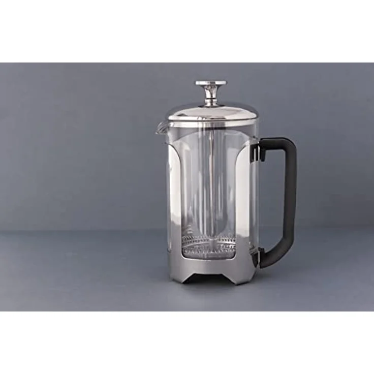 La Cafetière Roma Kaffeebereiter, Edelstahl, 8 Tassen, silberfarben, in Geschenkverpackung – Bild 3