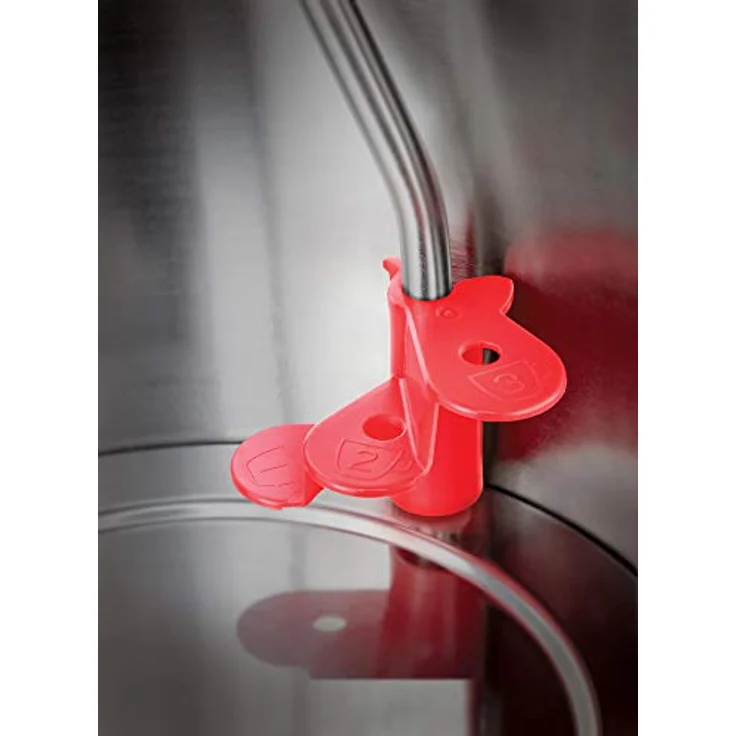Russell Hobbs Mini-Wasserkocher Colours+ rot, 1,0l, 2400W, Schnellkochfunktion, herausnehmbarer Kalkfilter, optimierte Ausgusstülle, kleiner Reisewasserkocher, kompakter Teekocher 24992-70 – Bild 4