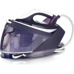 Emerio Dampfbügelstation | 2200 Watt | 5,5 bar | 1500 ml Wasser Kapazität | 200g max. Dampfausstoß | Tank entnehmbar zum einfachen Nachfüllen | Thermostat einstellbar | Keramikbügelsohle | SG-123562
