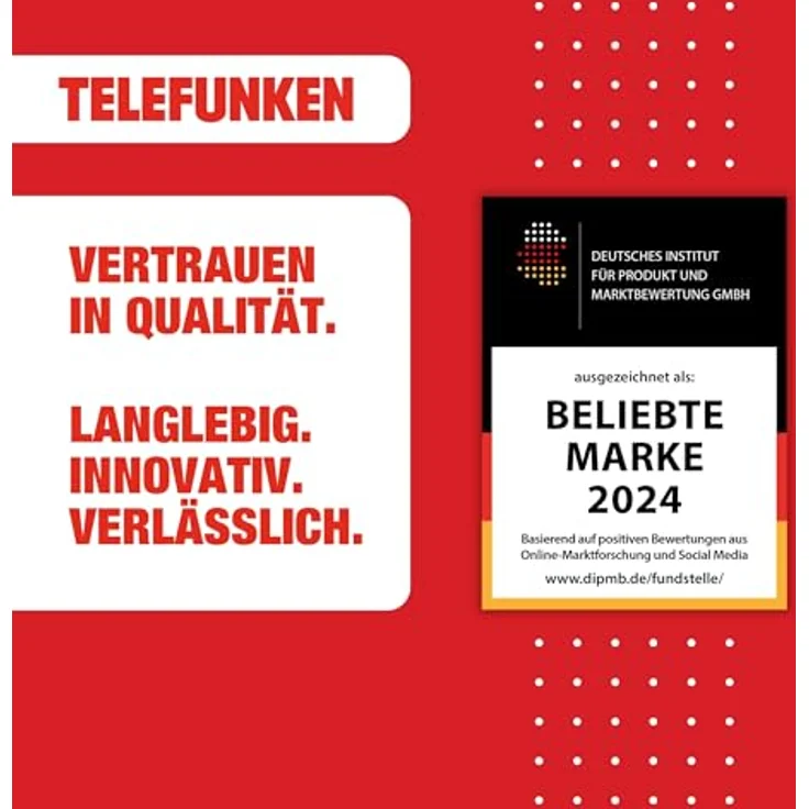 Telefunken GEV6014A Geschirrspüler 60 cm vollintegrierbar, 14 Gedecke, 9 Programme, Aquastop, energieeffizient, leise 44 dB – Bild 12