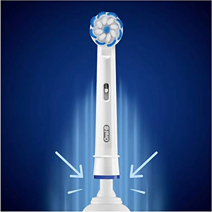 Oral-B Sensitive Clean Ersatzbürstenköpfe, Packung mit 5 Stück, sanfte Reinigung für gesundes Zahnfleisch, kompatibel mit allen Oral-B Zahnbürsten außer Pulsonic und iO – Bild 5