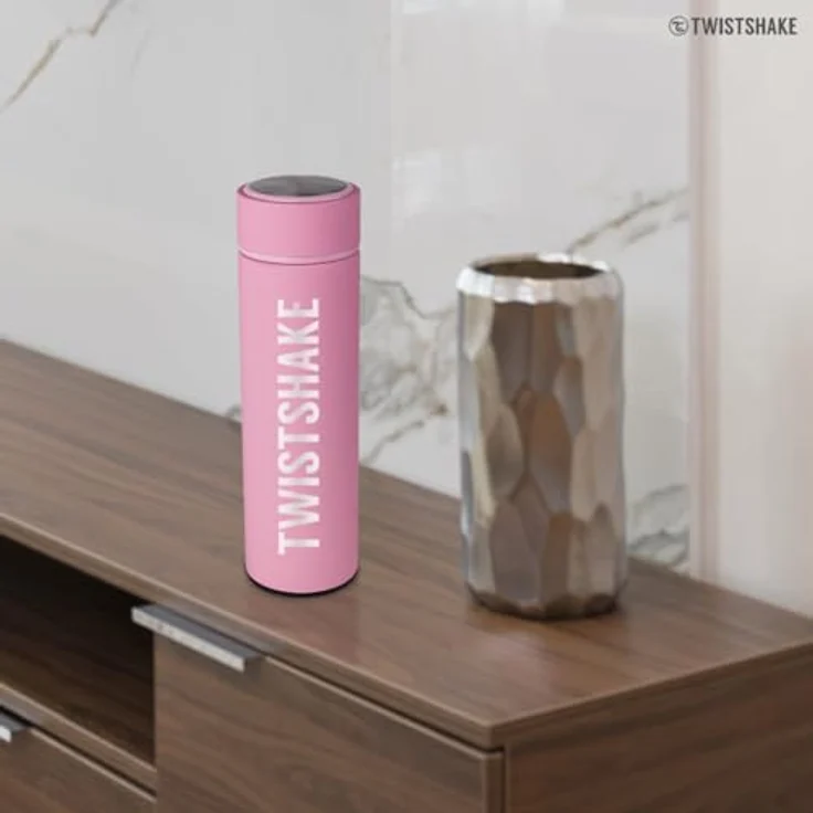 Twistshake Hot or Cold Bottle 420ml (4 Farben) Pastel Blue – Bild 7