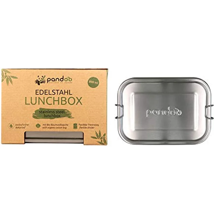 pandoo Edelstahl Lunchbox 800 ml – Bild 2