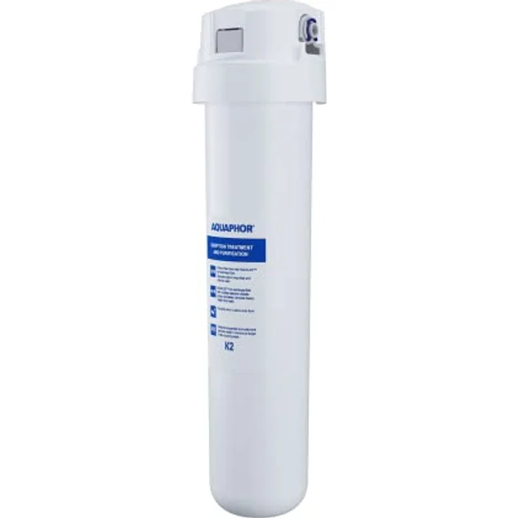 Aquintos Wasseraufbereitung AQUAPHOR Crystal Solo Trinkwasserfilter mit K2 Kartusche gegen Chlor, Pestizide, Schwermetalle, Bakterien und organische Verunreinigungen bis 3 Mikron – Bild 4