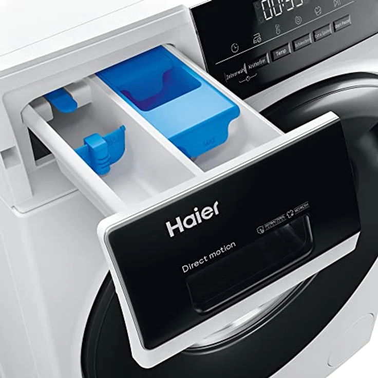Haier HW80-B14939W, Frontlader-Waschmaschine, A, Fassungsvermögen 8 kg, Standgerät, Breite 59 cm, weiß – Bild 4