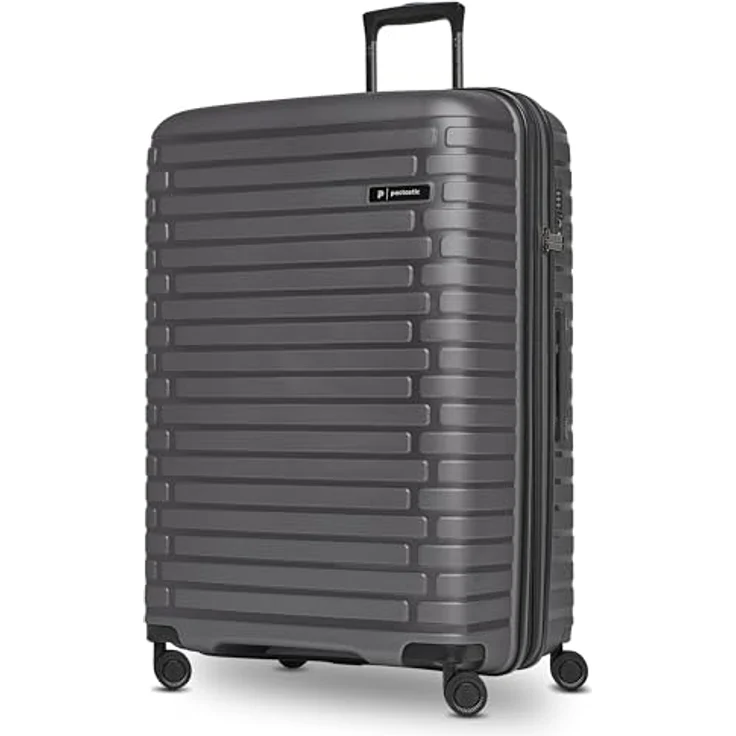 Pactastic Hartschalen Check-in Koffer | Großer XL Trolley 52 x 31 x 75 cm von 101 auf 110 Liter erweiterbar | aus hochwertigem Polypropylen | 4 Doppelrollen & TSA-Schloss (Collection 04) – Bild 1