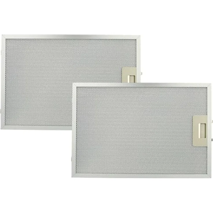 vhbw 2x Filter Metallfettfilter kompatibel mit Constructa CD 606251, 606250, 616350, 616251, 619251 Dunstabzugshaube - 38,8 x 26,5 x 0,9 cm, Metall – Bild 1