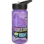 Monster High Aero-Getränkeflasche, Auslaufsichere Trinkflasche für Schule und Ausflüge, bunt