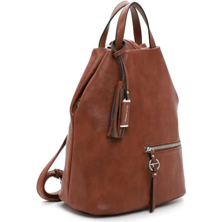Tamaris Freizeitrucksack Nele, Feinsynthetik, verstellbare Rückenriemen, Reißverschluss, uni-design – Bild 2